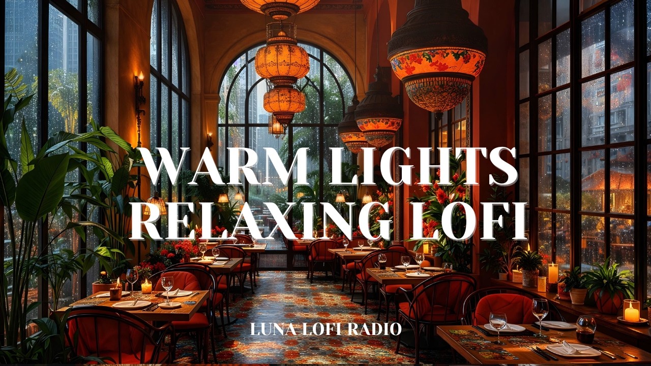 Cozy Lounge on a Rainy Evening ☔✨ Relaxing Lofi Beats