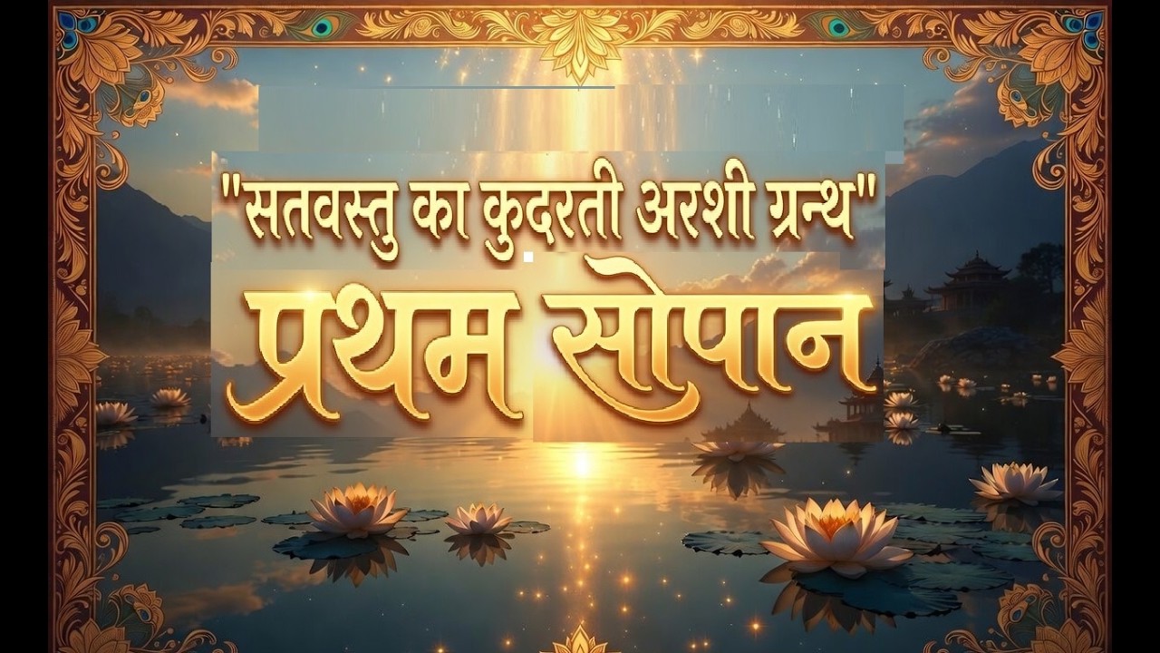 सत्वस्तु का कुदरती ग्रन्थ सोपान 1 Satvastu Ka Kuderti Granth Sopan 1