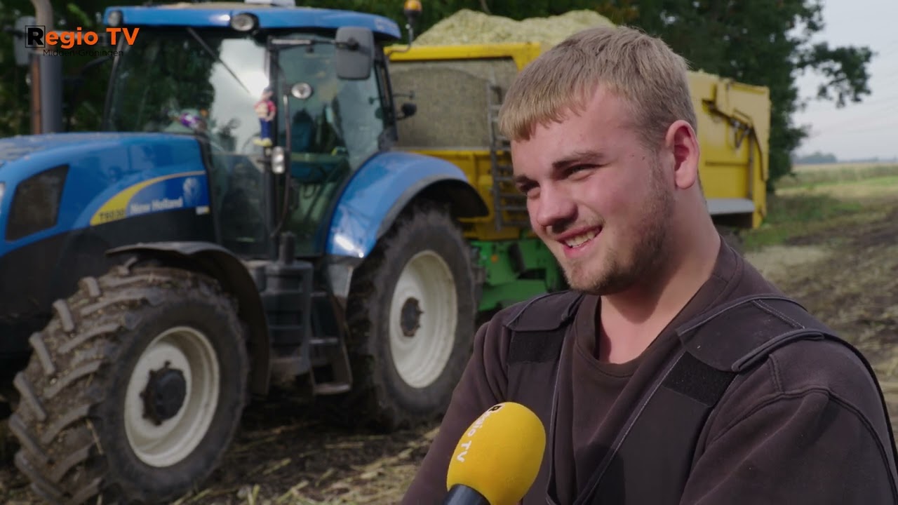 Maïsoogst in Meeden en Zuidbroek van start