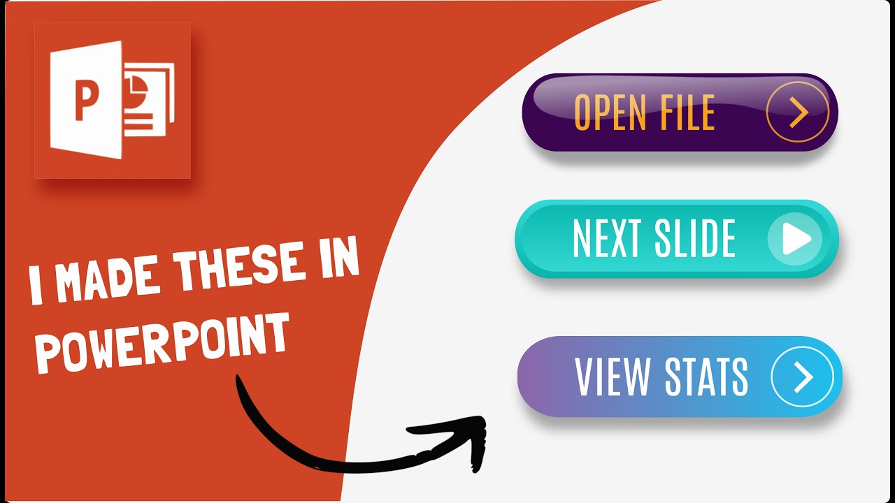 Как сделать кнопки в PowerPoint без навыков дизайна #powerpoint #button