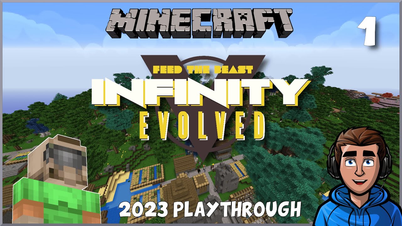 Minecraft FTB Infinity Evolved - A brave new world! - #1 (2023, 1.7.10)