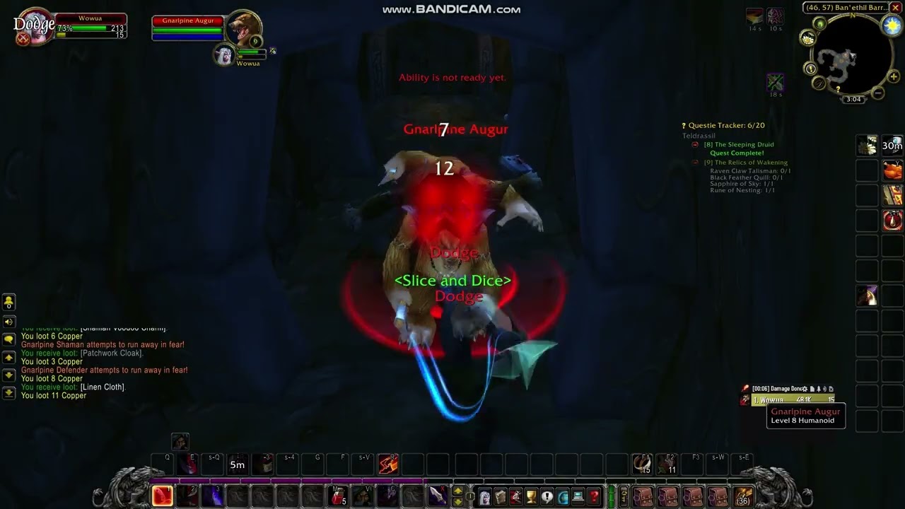 The relics of Wakening + The sleeping Druid