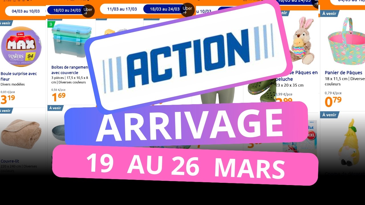 Action - 19 au 26 mars (Nouvautés)
