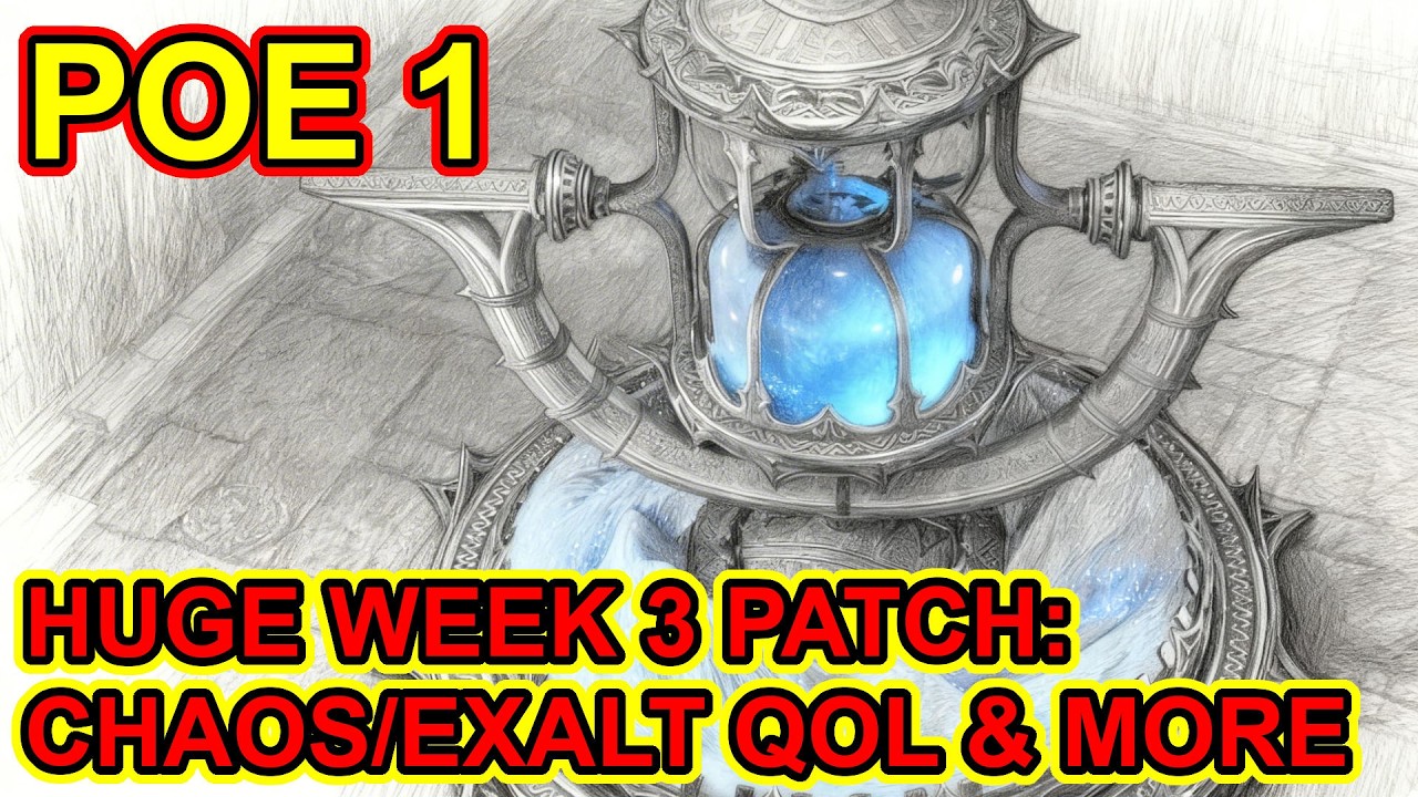 POE 1 Mirage League Week 3 Patch - QOL And Atlas Improvements - Path of Exile