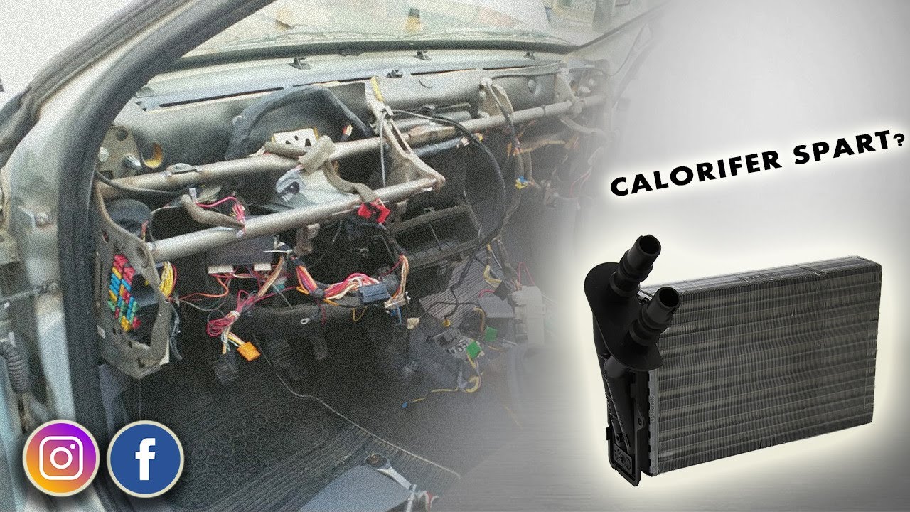 Cum SCHIMBI RADIATORUL de INCALZIRE | demontare BORD (DIY)