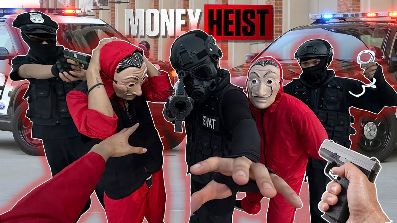 MONEY HEIST vs POLICE (BELLA CIAO REMIX) 1.0 || Epic Parkour POV Chase (Highnoy)
