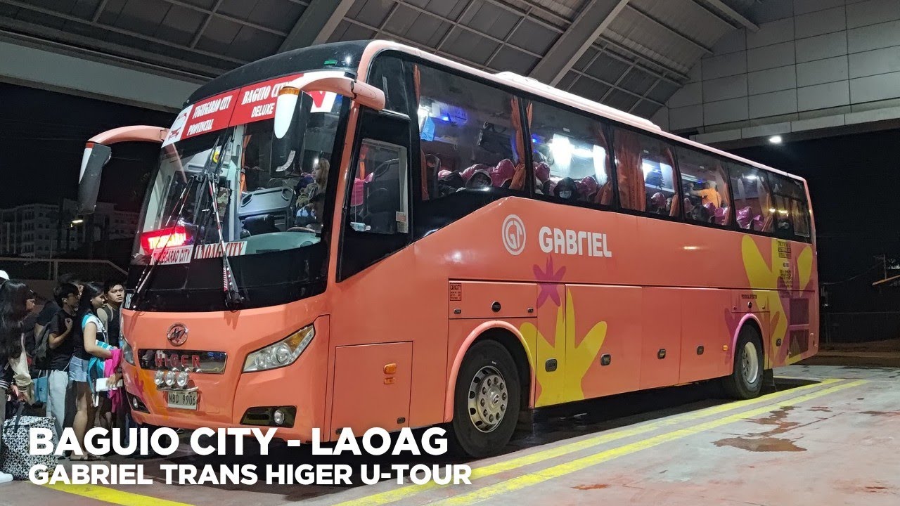 Baguio to Laoag! | Onboard Gabriel Trans 105 | Higer U-Tour