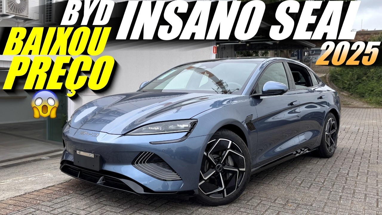 BYD SEAL 2025 BAIXOU O PREÇO! O que já era bom ficou ainda melhor! Desconto de 26 Mil! E agora?
