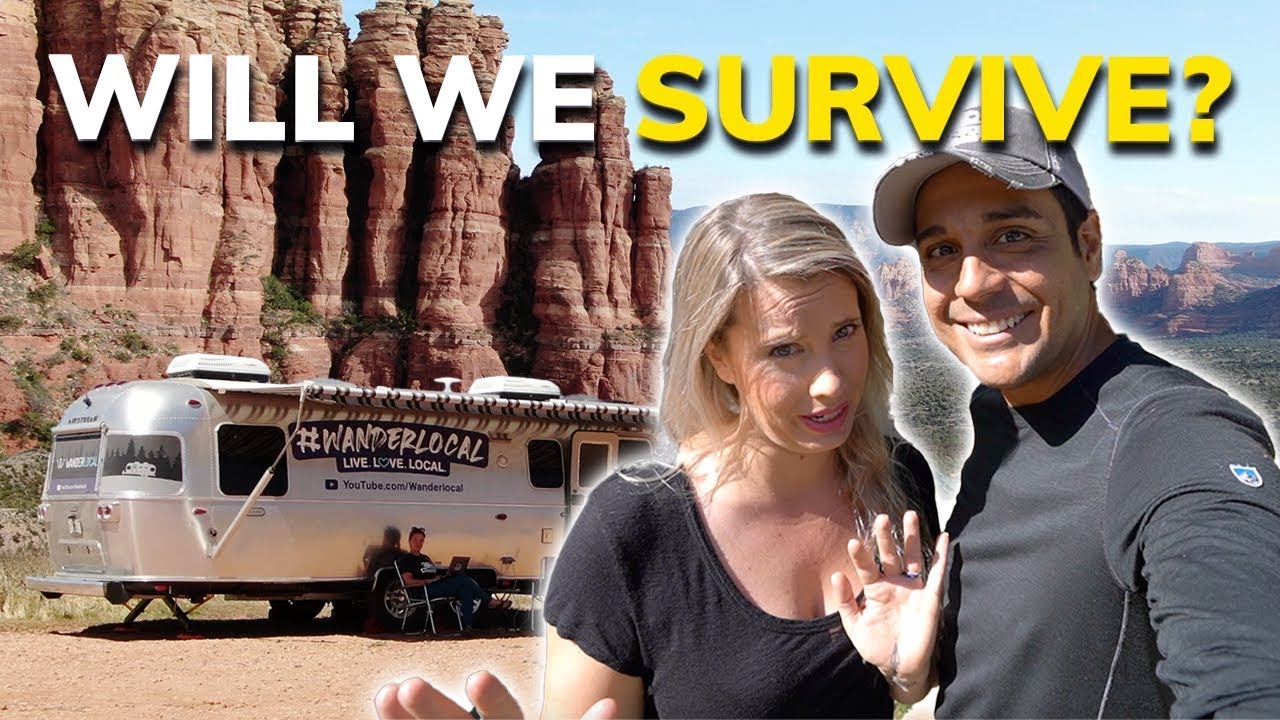 OUR 1ST FULL WEEK BOONDOCKING IN THE AIRSTREAM // Sedona, Arizona