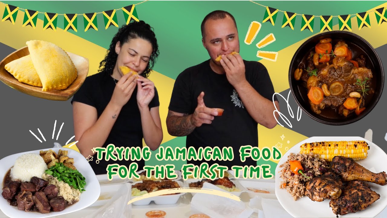 Trying JAMAICAN FOOD for the First Time… Our Honest Reaction!