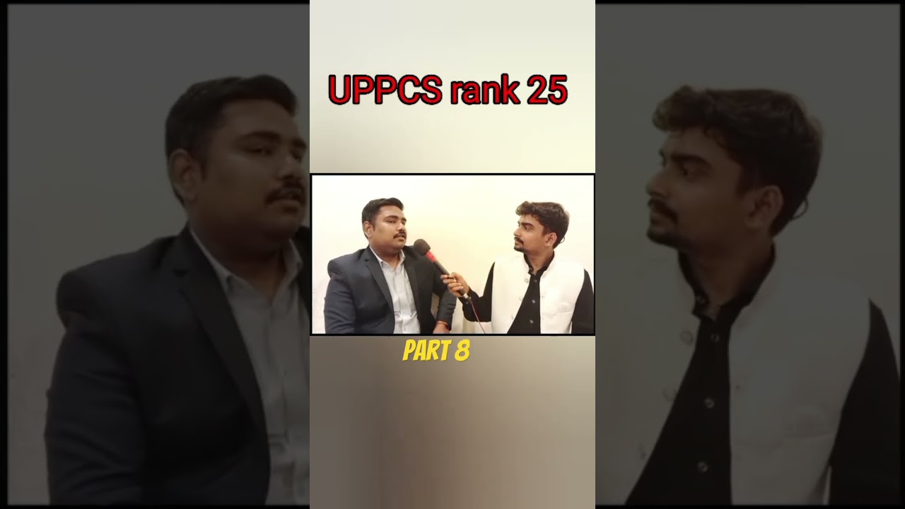 UPPCS rank 25 Jayant Yadav interview part 8 #scn #jayantyadav #uppcs #interview