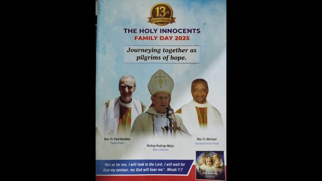 HOLLY INNOCENTS TASSIA PARISH FAMILY DAY 07 12 2025 13TH ANNIVERSARY