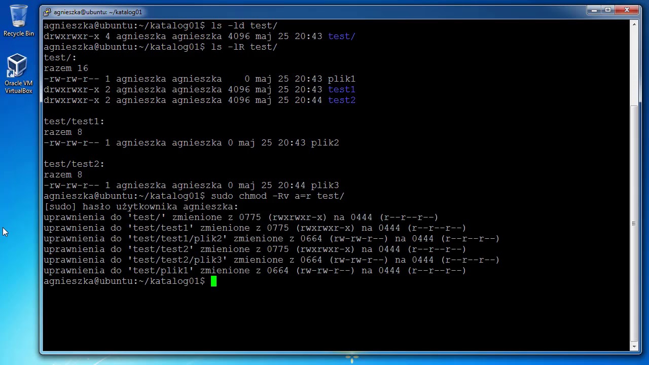 Prawa dostępu do plików i katalogów (2) #55 - Ubuntu Server Administracja