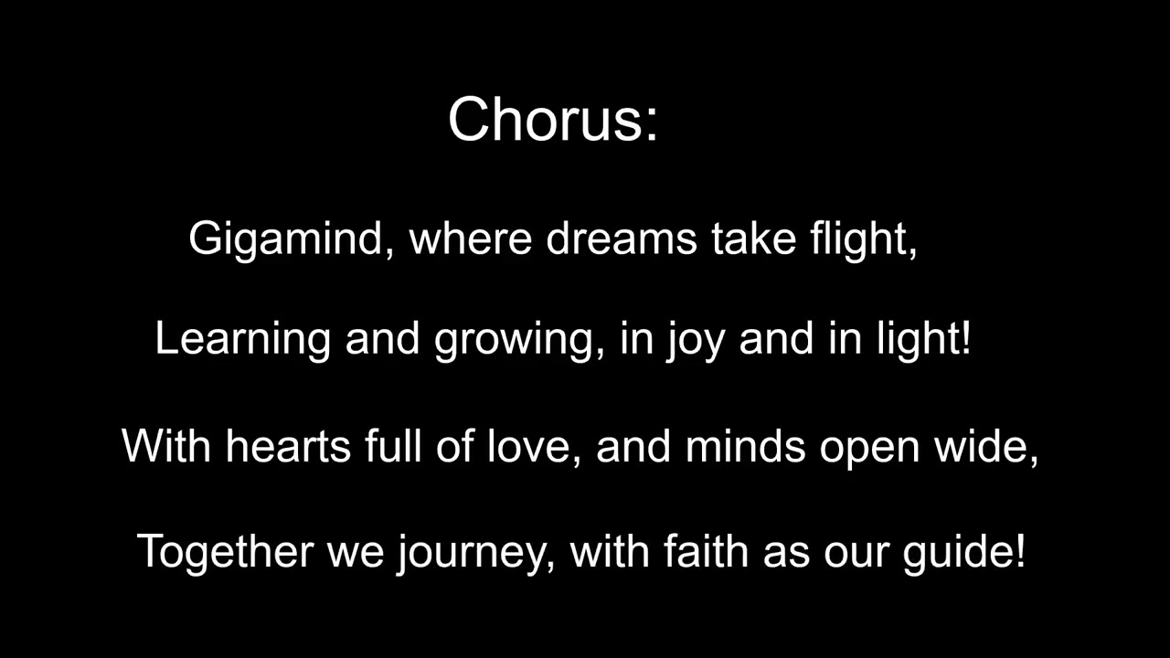 Gigamind Primary School Song with Piano Backing