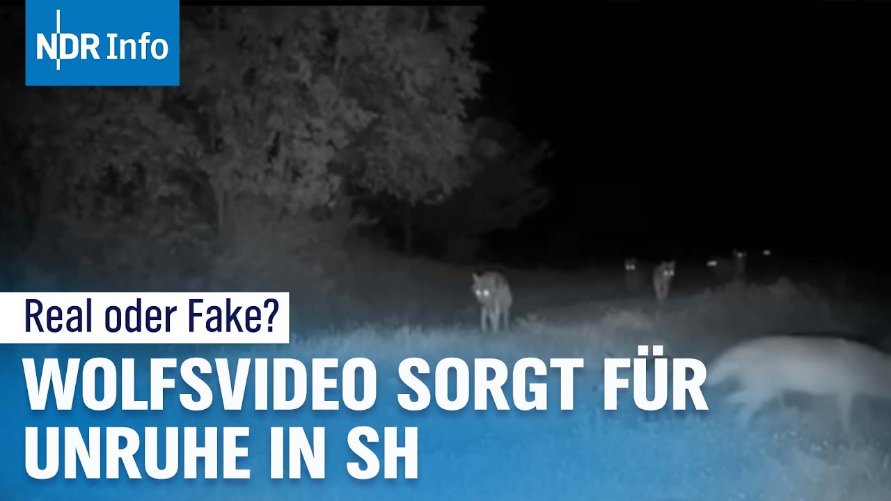 Virales Video vom Wolf in Schleswig-Holstein: Wahrheit oder Fake? I NDR Info