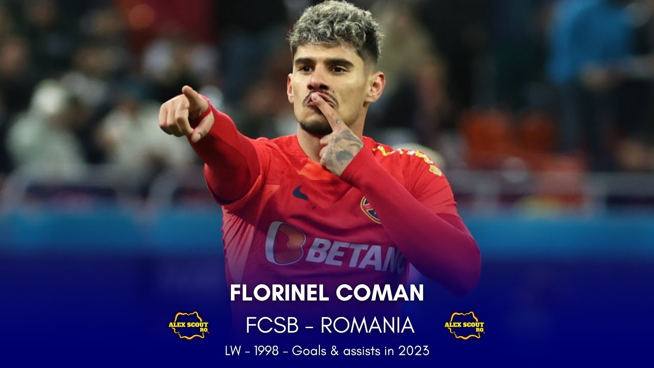 Florinel Coman (LW, 1998, FCSB) was on fire in 2023 - All goals & assists - HIGHLIGHTS
