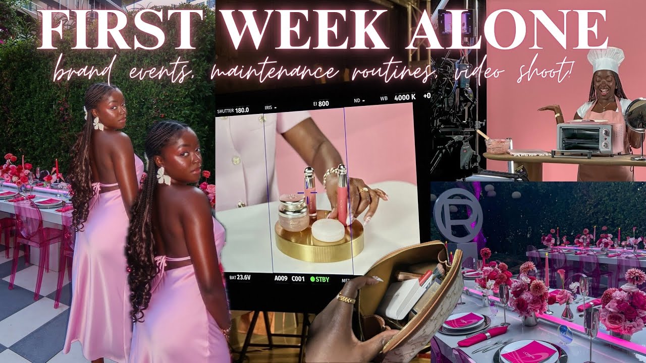 FIRST WEEK ALONE IN LA | LA Move Diaries Ep.2: maintenance routines, brand events, video shoot+