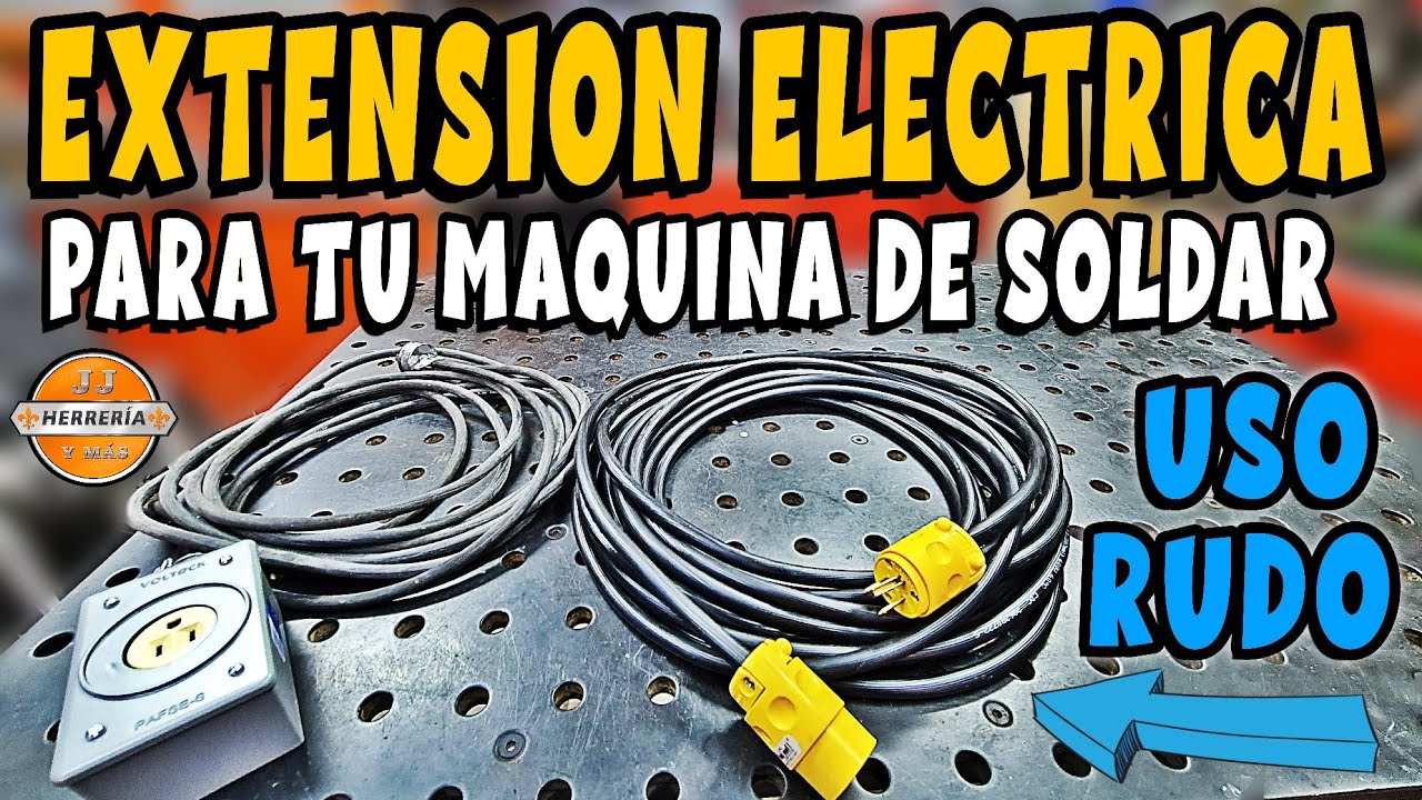 ✅ Como Hacer Una EXTENSI&Oacute;N USO RUDO Para Tu Maquina De SOLDAR ✅