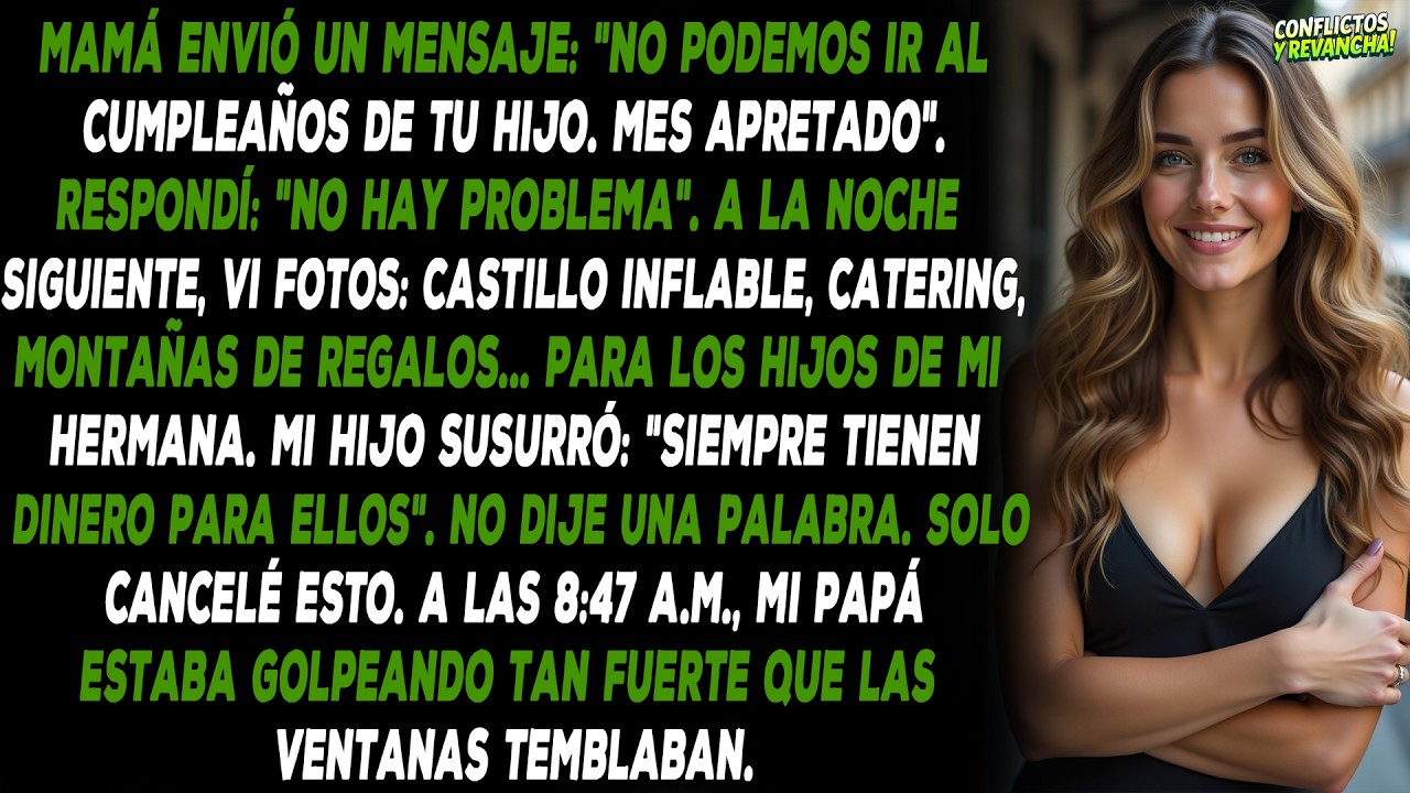 Mamá envió un mensaje: 