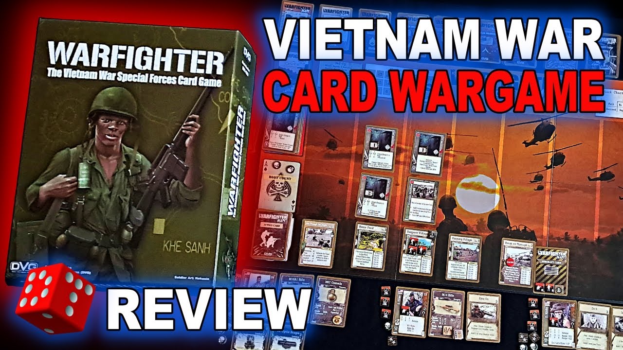 Warfighter Vietnam (DVG) - BOARD GAME REVIEW | Card Wargame