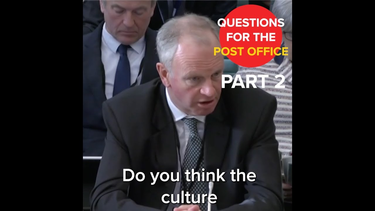 Antony Higginbotham Quizzes Post Office CEO - PART 2
