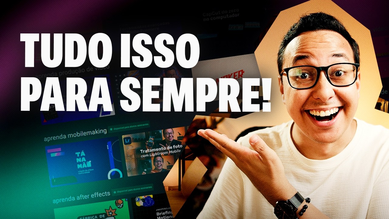 VOCÊ NUNCA MAIS VAI PRECISAR COMPRAR UM CURSO DE AUDIOVISUAL…