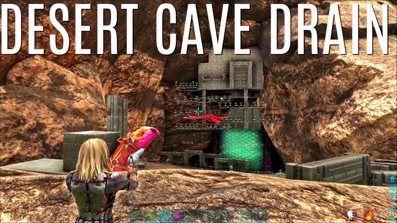 THE LONG DRAIN Desert Raid -5 Man PVP (E13) - ARK Survival