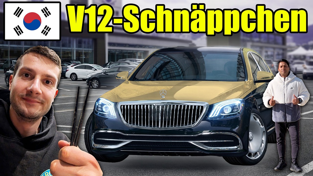 🔥V12-Schnäppchenjagd in Süd-Korea