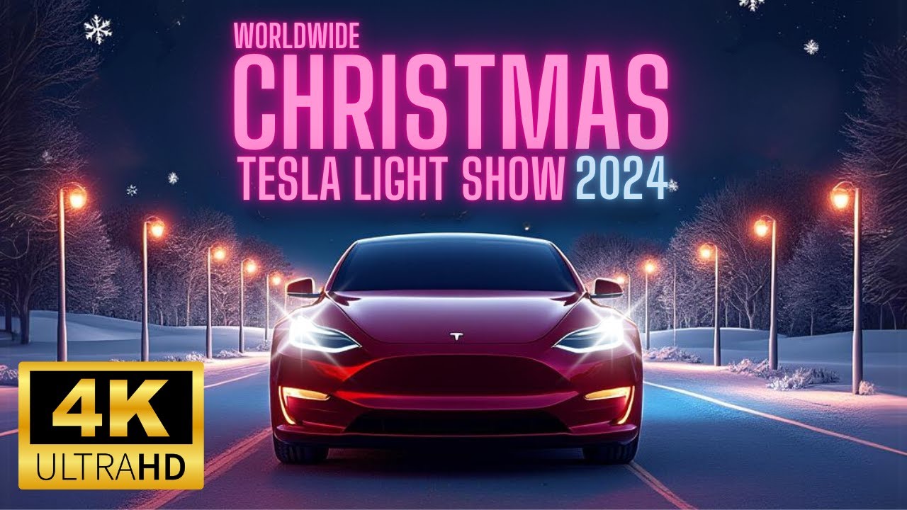 2024 Worldwide Christmas Tesla Light Show