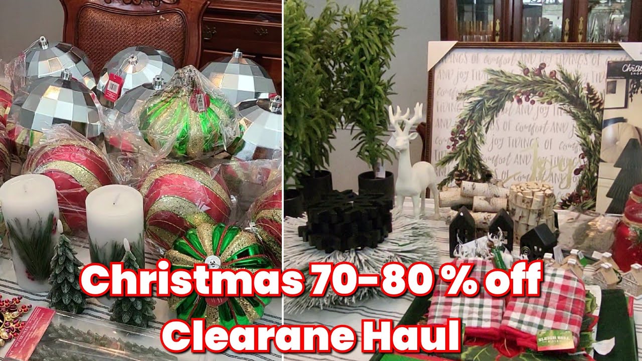 Hobby Lobby's & Michaels 70-80% off Christmas Clearance Haul | #shoppinghaul 