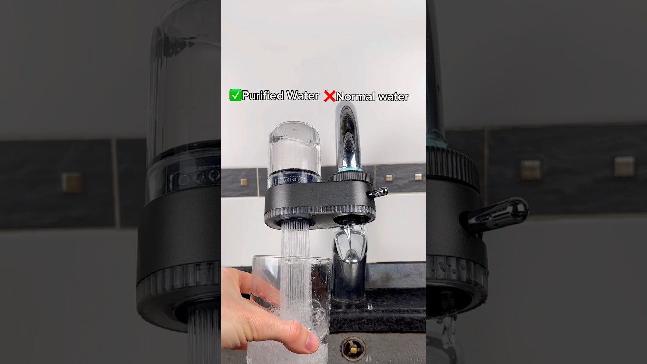 Transform your tap water into clean, fresh hydration with our Tap Water Purifier Filter! #purifier