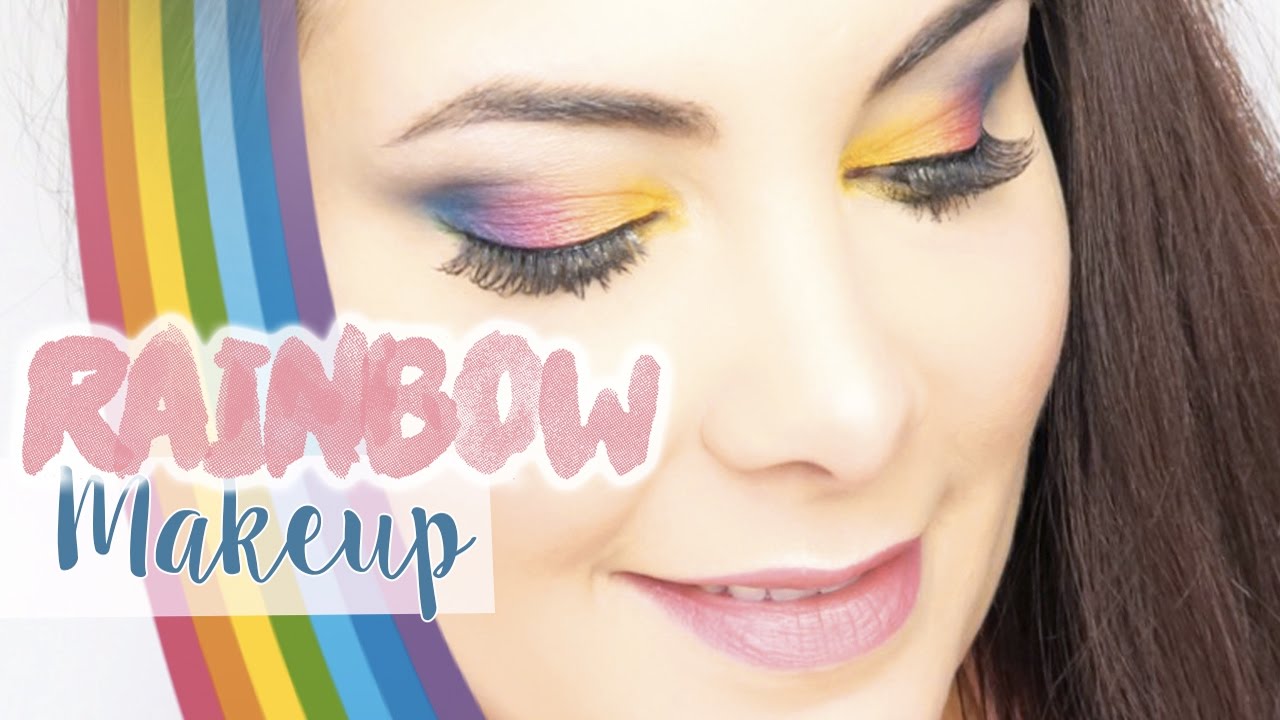 TUTO MAKEUP Arc-en-ciel facile et highlighter Rainbow