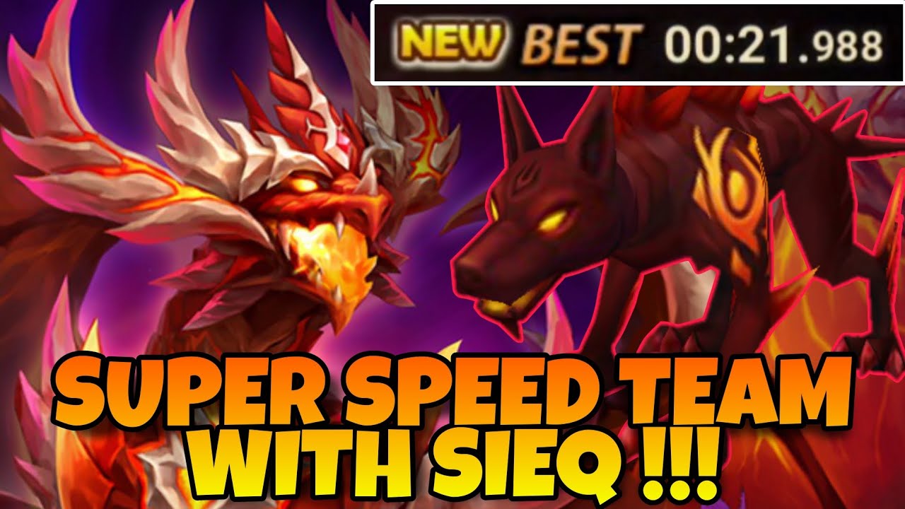 21SEC WITH SIEQ !!! NEW DB ABYSS SUPER SPEED !!! SUMMONERS WAR