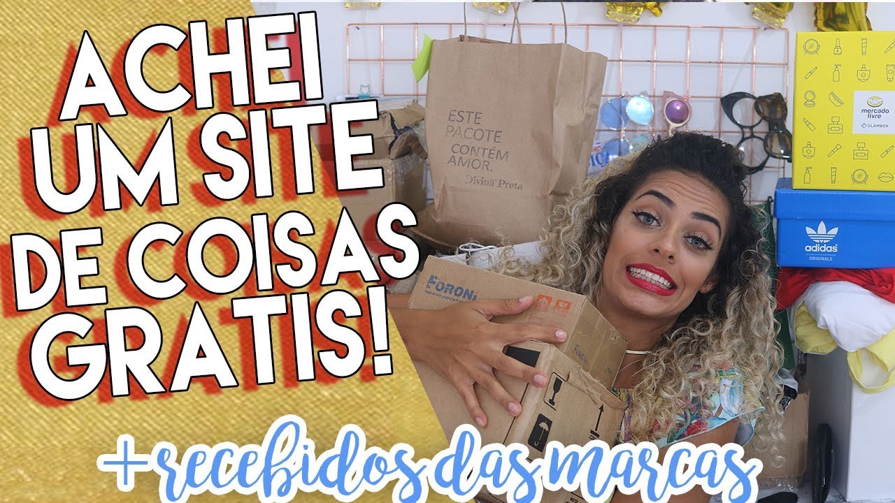 RECEBIDOS DO MÊS + Site que DÁ PRODUTOS DE GRAÇA •Faladantas