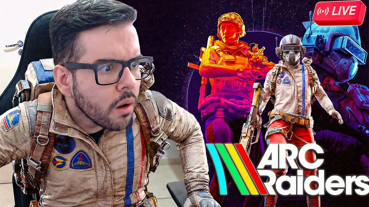 🔴MINHA PRIMEIRA VEZ JOGANDO ARC RAIDERS!!