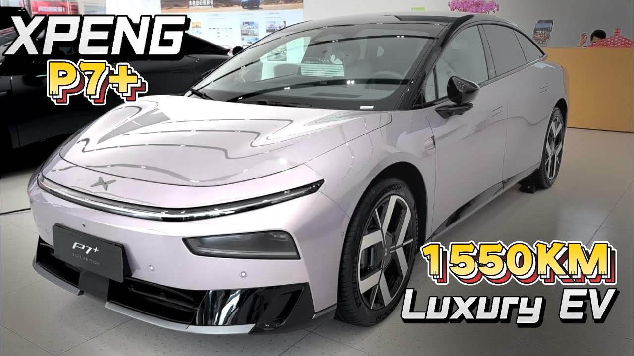2026 Xpeng P7+ | 1550km Range Luxury EV Fastback Full Tour