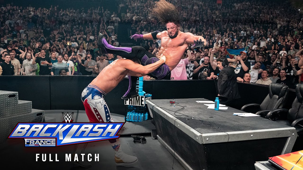 FULL MATCH: Cody Rhodes vs. AJ Styles | WWE Title Match: WWE Backlash France