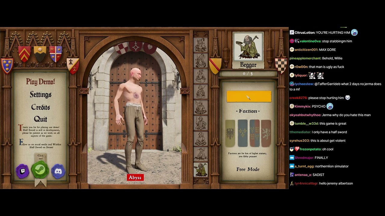 Jerma Half Sword / Cloverpit / Chrono Trigger stream 8 with chat [04/16/2025]