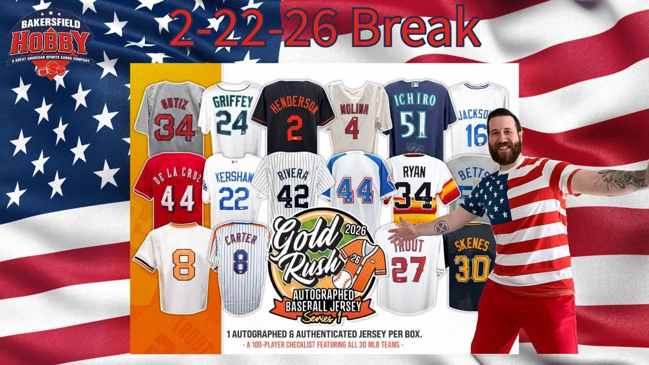 2-22-2026 2026 Gold Rush MLB Jersey Break #383