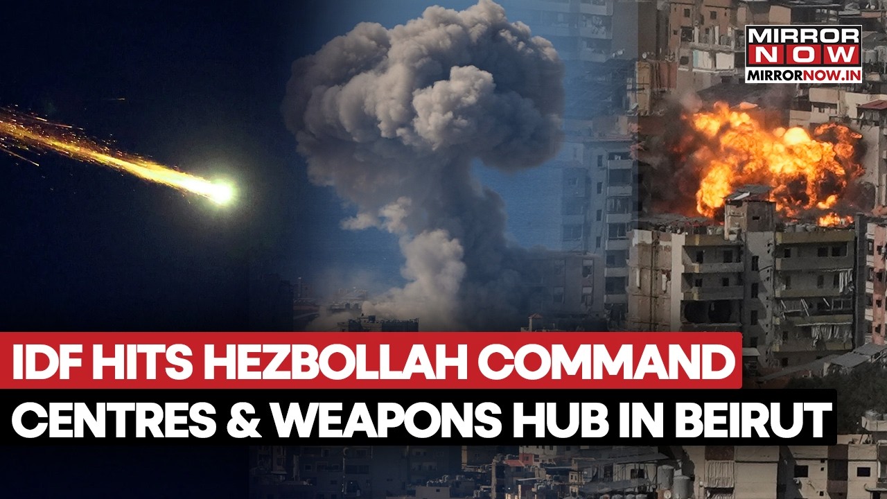 US-Iran War Escalation: Israel Bombs Hezbollah Targets in Beirut