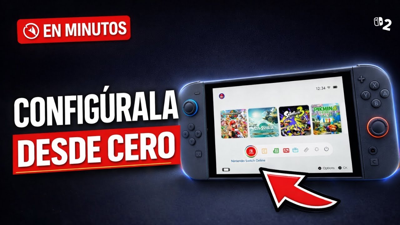 Cómo CONFIGURAR la NINTENDO SWITCH 2 desde CERO | PASO A PASO 🎮
