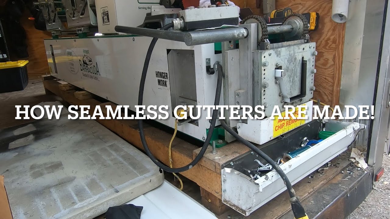How seamless gutters are made!