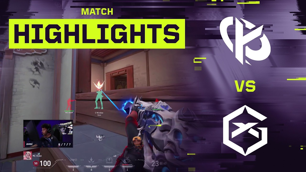 Karmine Corp vs GIANTX - VCT EMEA Stage 2 - W1D5 - Highlights