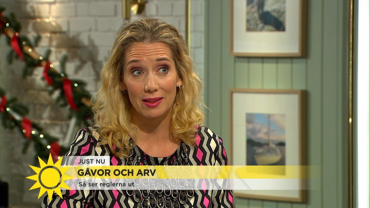Tänk på det här när du ger gåvor i jul: ”I vissa fall behövs ett gåvobrev” - Nyhetsmorgon (TV4)