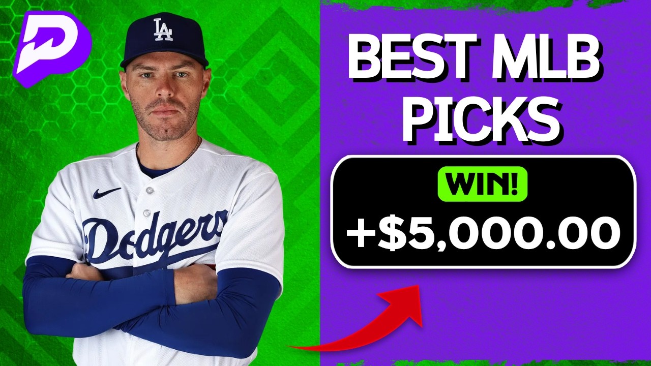 (4-0 победа со счетом 1:0 🧹) ЛУЧШИЕ СТАВКИ НА MLB СЕГОДНЯ! Суббота, 9 мая, на PrizePicks и Underd...