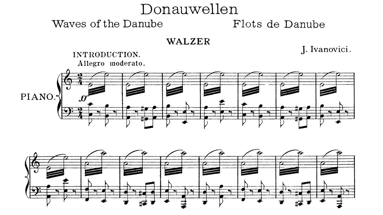 Ivanovici: Donauwellen (Waves of the Danube) - Hans Kann, 1963 - MHS 1907