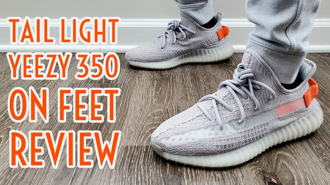 Adidas Yeezy Boost 350 v2 'Tail Light ' On Feet Review (FX9017)