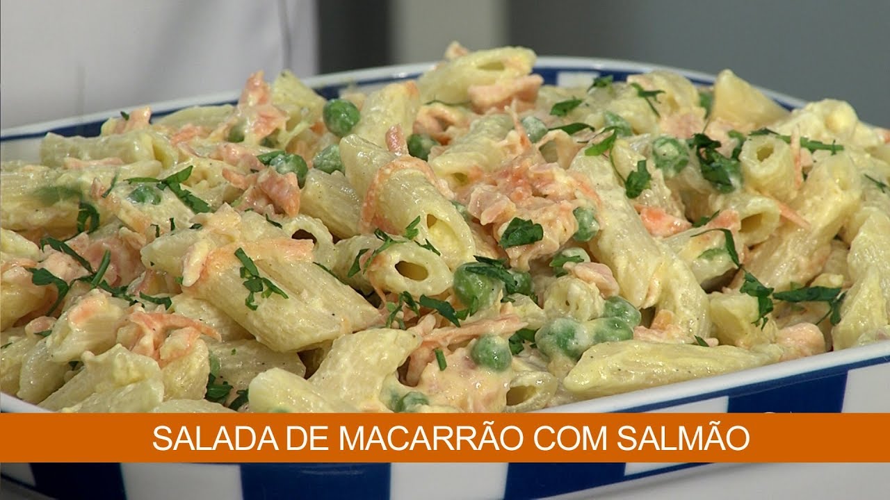 SALADA DE MACARRÃO COM SALMÃO