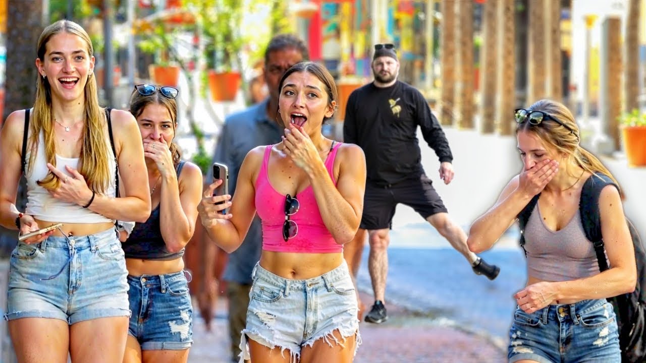 Funny WET Fart Prank at the Alamo! Daddy PARKOUR!!