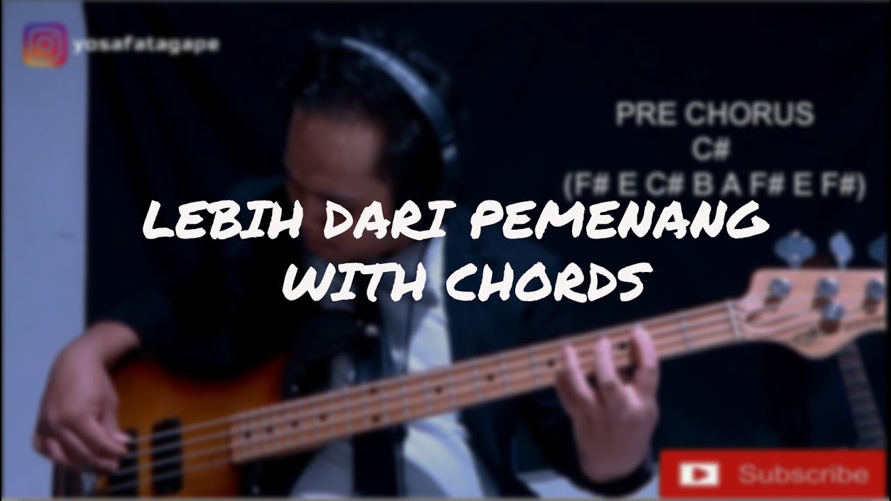Lebih Dari Pemenang Bass Cover With Chords G&l m2000